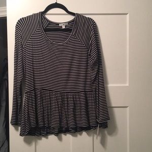 NWT Peplum Top